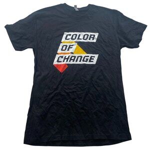 Next Level Apparel Mens T-Shirt Medium Color Of Change Graphic Tee Crew Neck